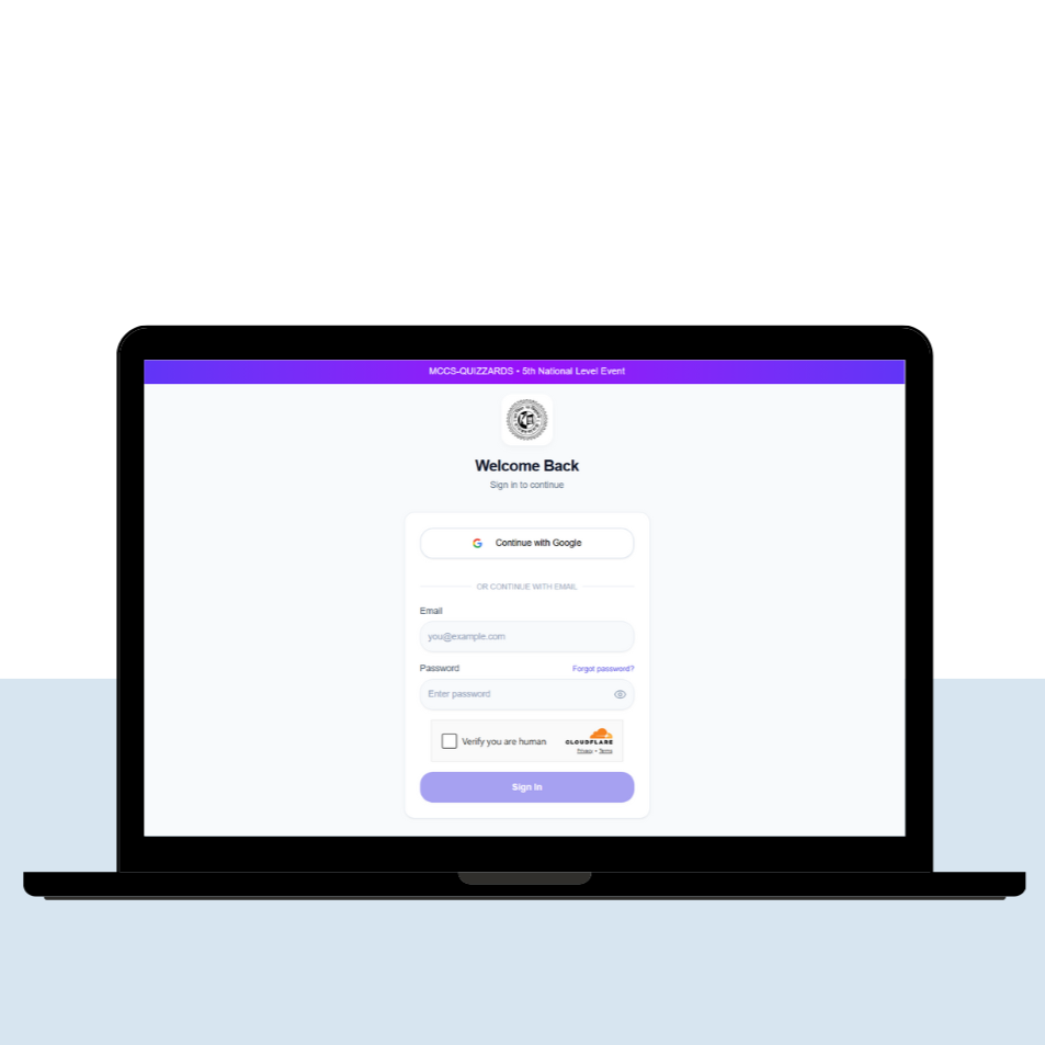 Quiz System of Computer Science Department, Mankar College